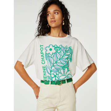 Shop Fabienne Chapot Fay T-shirt Bloom Green
