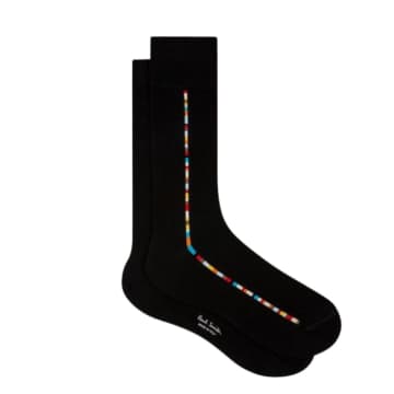 Shop Paul Smith Menswear Vittore Multi Socks In Black