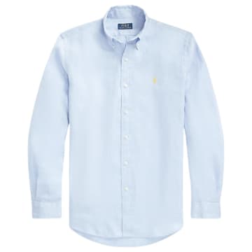 Shop Ralph Lauren Menswear L/s Oxford Shirt In Blue