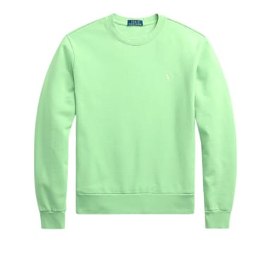 Shop Ralph Lauren Menswear Loopback Fleece Sweatshirt In Green