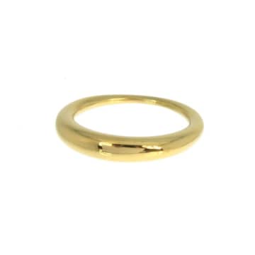Shop Les Cléias Acier Inoxydable Selma Golden Stainless Steel Ring