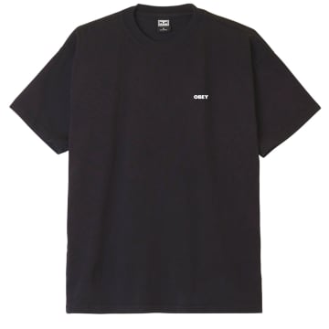 Shop Obey Bold Icon Heavyweight T-shirt In Black
