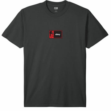 Shop Obey Half Icon T-shirt In Black