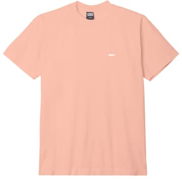 Shop Obey Bold 3 T-shirt In Peach