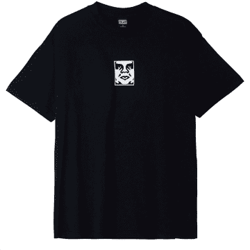 Shop Obey Icon Heavyweight T-shirt In Black