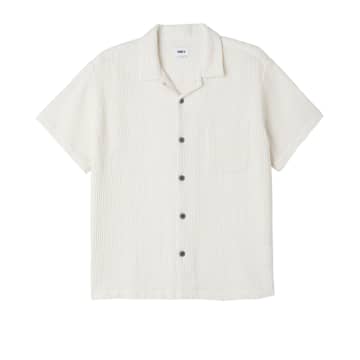 Shop Obey Balance Woven Shirt In White