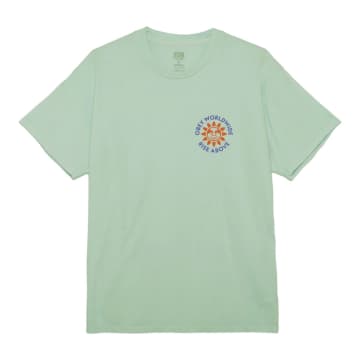 Shop Obey Rise Above T-shirt In Green
