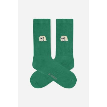 Shop Adam Sport Socks In Green