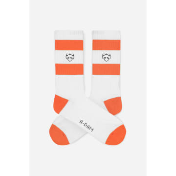 Shop Adam Sport Socks In Orange