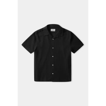 Shop About Companions Eco Crepe Black Kuno Shirt