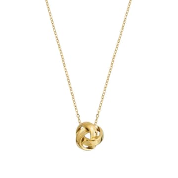 Shop Edblad Gala Necklace In 14k Gold Plating On Stainless Steel