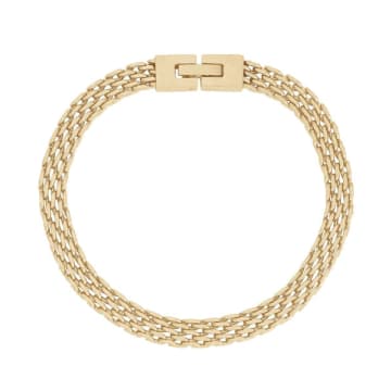 Shop Edblad Lana Bracelet In 14k Gold Plating On Stainless Steel