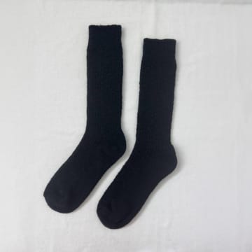 Shop Le Bon Shoppe Black Cottage Socks