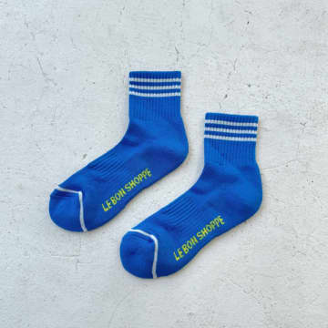 Shop Le Bon Shoppe Royal Blue Girlfriend Socks