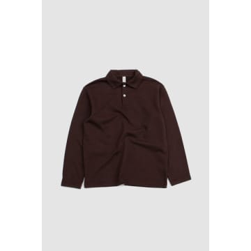 Shop Another Aspect Another Polo Shirt 1.0. Antique Brown