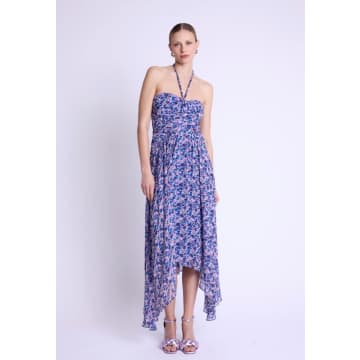 Shop Berenice Cordon Dress In Microflower Print