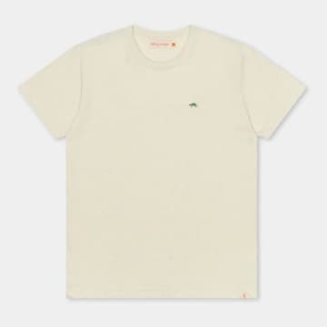 Shop Rvlt Revolution | 1340 Tur T-shirt | Off-white Melange