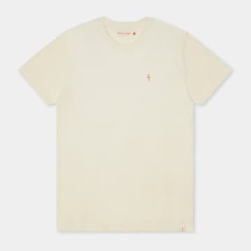 Shop Rvlt Revolution | 1364 Fla T-shirt | Off-white Melange