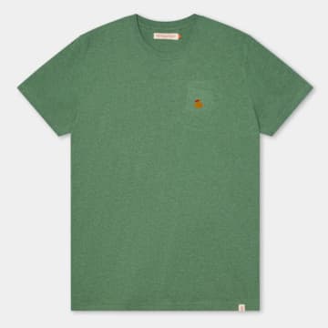 Shop Rvlt Revolution | 1368 Duc T-shirt | Dust Green Melange