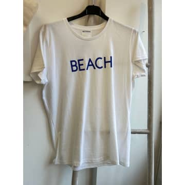 Shop Bunny And Clarke Beach T-shirt White