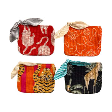 Shop Behotribe  &  Nekewlam Purse Cotton Quilted Block Printed