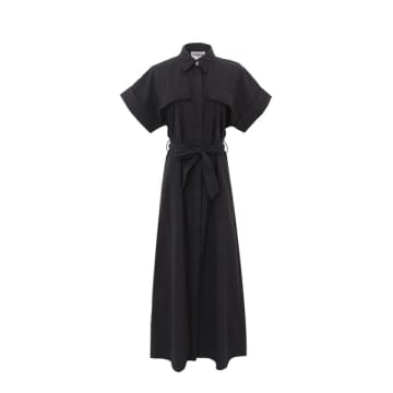 Shop Frnch Delina Dress In Black