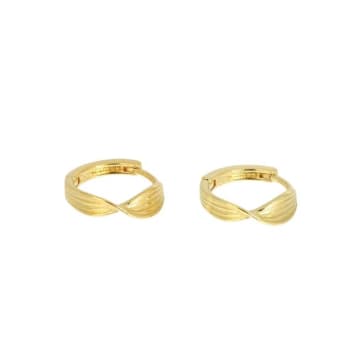 Shop Les Cléias Plaqué Or Small Ina Gold-plated Earrings