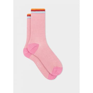 Shop Paul Smith Fifi Glitter Socks Pink