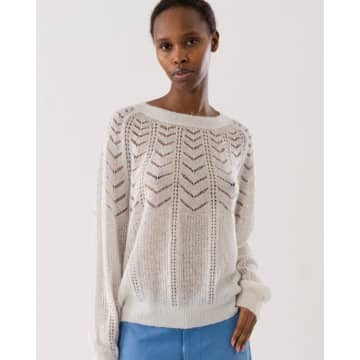 Shop Lolly's Laundry Billy Knit Jumper Creme