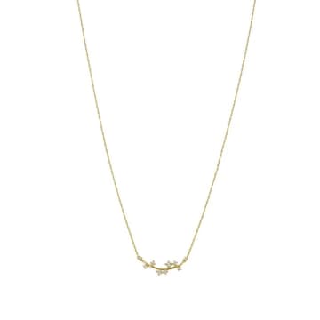 Shop Les Cléias Plaqué Or Mina Gold Plated Branch Pendant Necklace