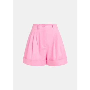 Shop Essentiel Antwerp Pink Faint Wide Leg Shorts
