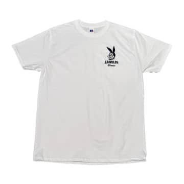 Shop Arnold's Bunny T-shirt White Navy