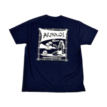 Shop Arnold's Aloha T-shirt Navy In Blue