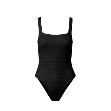 Shop Silks Goldbergh Cruise Swimsuit In Black