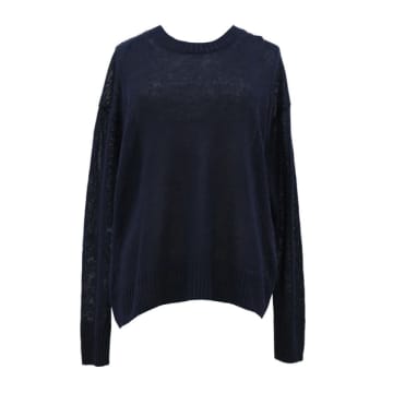Shop Ct Plage Sweater For Woman Ct24132 Black Navy