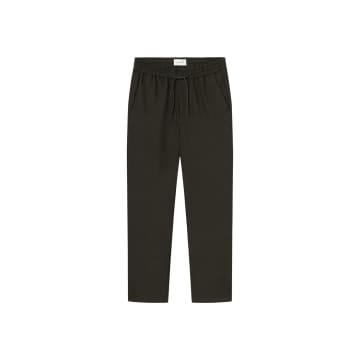 Les Deux Como Tapered Drawstring Trousers In Black