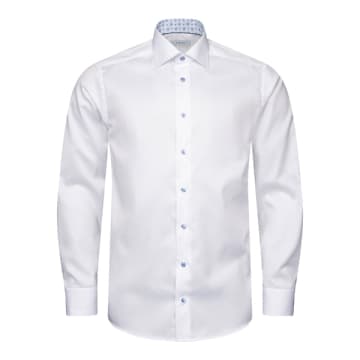 Shop Eton - White Contemporary Fit Signature Twill Shirt