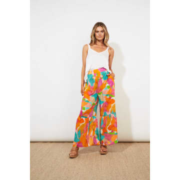 Shop Haven Tropicana Flared Cropped Trousers