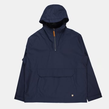 Armor-lux Smock Pea Jacket In Blue