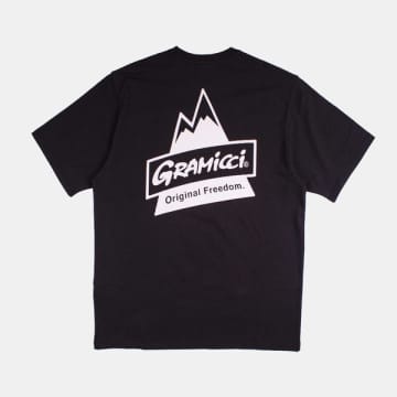 Shop Gramicci Peak T-shirt In Black