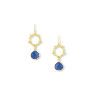 Shop Ashiana Allegra Blue Jade Earrings