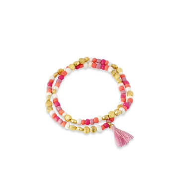 Shop Ashiana Liberty Pink Beaded Bracelet