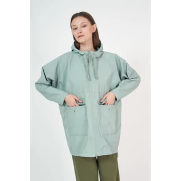 Shop Tanta Rainwear Rominjati Raincoat In Green