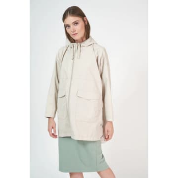 Shop Tanta Rainwear Rominjati Raincoat In Grey