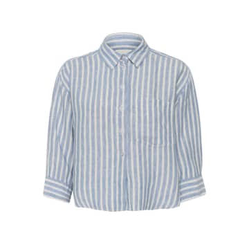 Shop Part Two Enava Shirt Blue Stripe