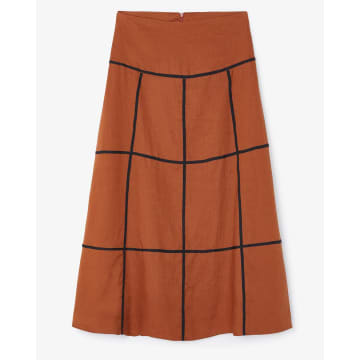 Sophie And Lucie Sophie & Lucie Web Skirt In Brown