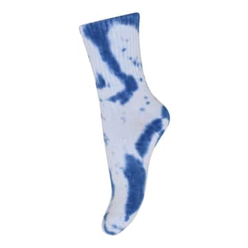 Shop Mp Denmark : Adler Tie-dye Socks In Blue