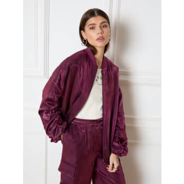 Shop Refined Department | Sacha Shiny Bomber In Purple