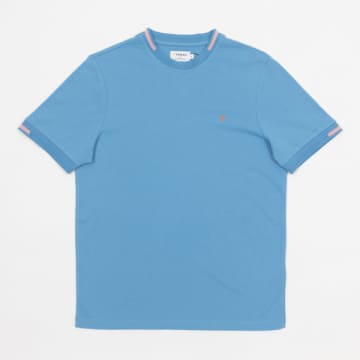 Shop Farah Bedingfield Tipping T-shirt In Blue