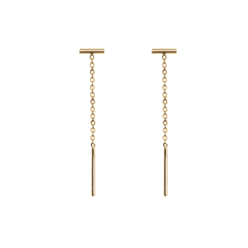 Shop April Please Marius Earrings In Recycled Gold Plated
